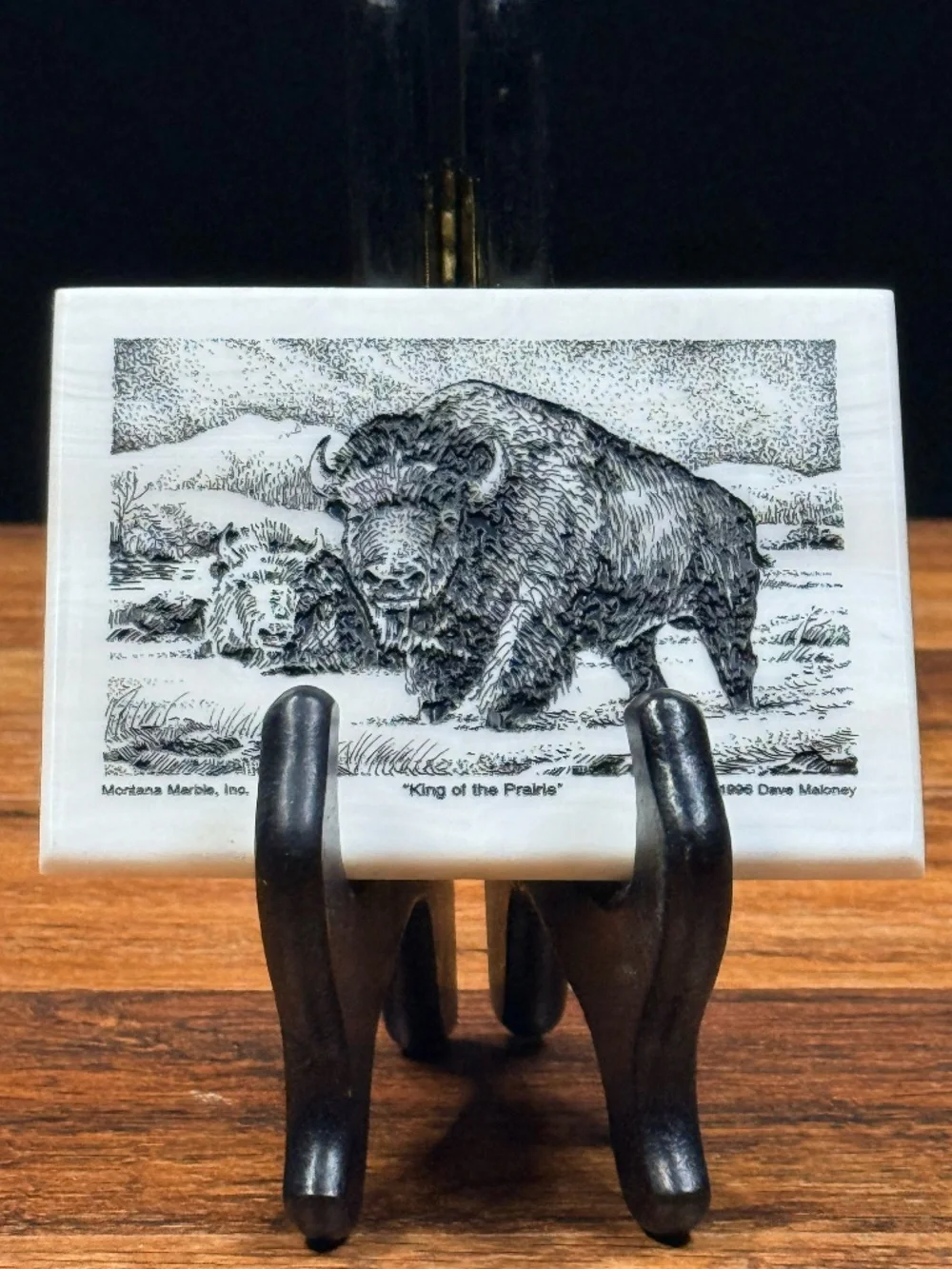 MONTANA MARBLE, INC. 1996 Dave Maloney “King of the Prairie” Tile